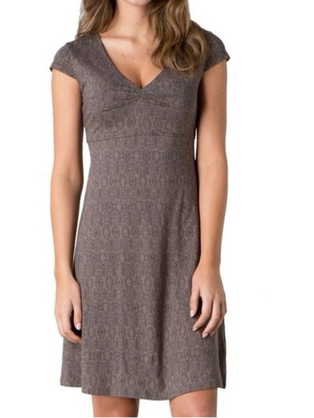 Toad and Co Womens Rosemarie Tank Dress Brown Medium Eco Organic Cotton